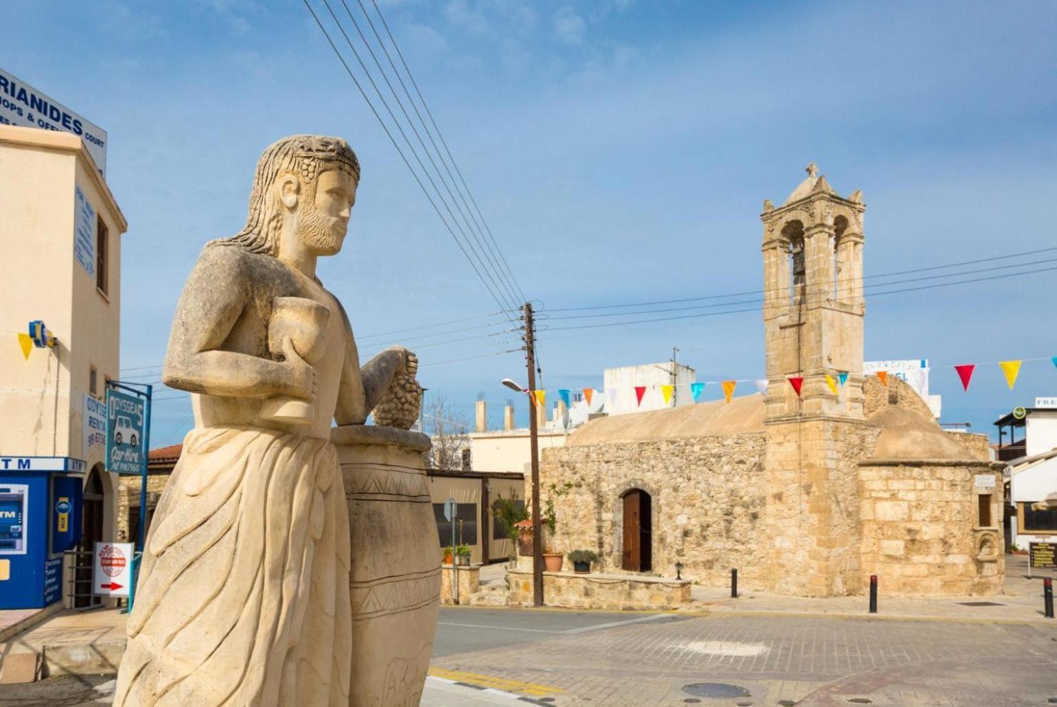 Sun Beach Villa Tria Polis Bagian luar foto